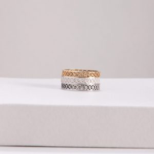 Anillos en Trio Ochos Ag-Ne-Au