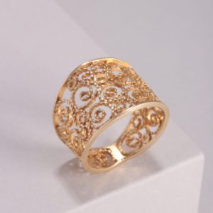 Anillo Banda Espiral, Au