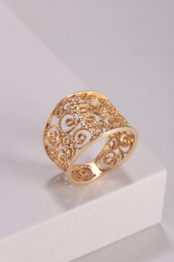 Anillo Banda Espiral, Au