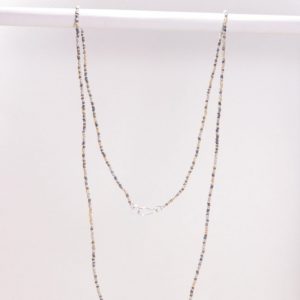 Collar Chaquiras Chicas, 2 v., Ag-Ne-Au
