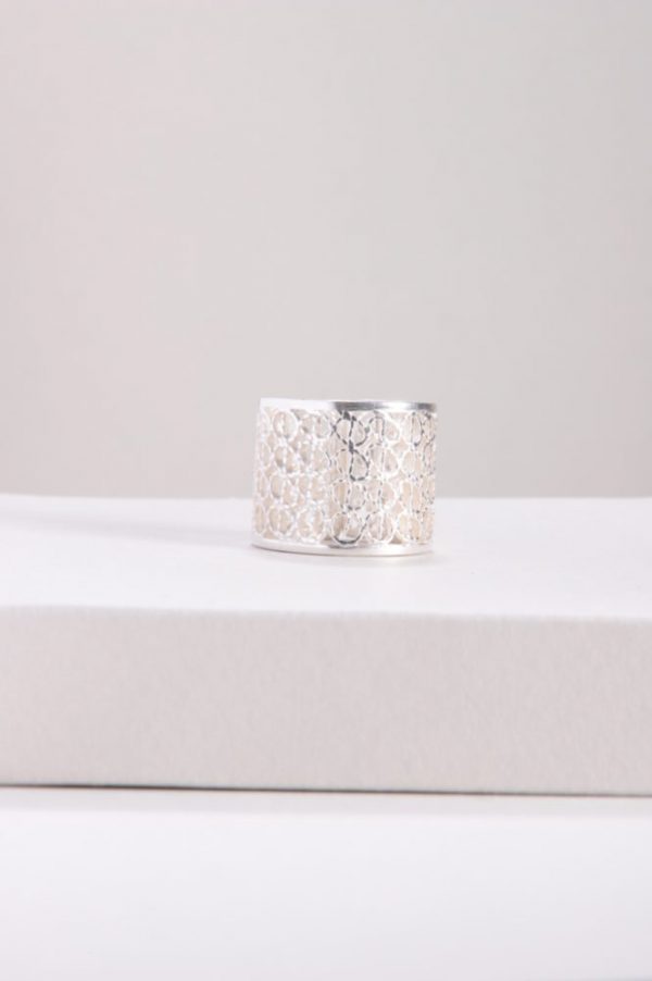 Anillo Ancho Recto, Ag