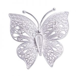 Prendedor Mariposa Gde, Ag